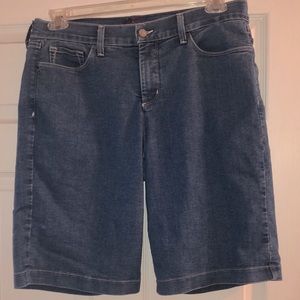 NYDJ Not Your Daughter's Jeans Denim Bermuda Shorts 12